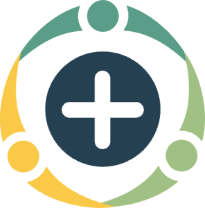 Icon representing community connections and collaboration for intentional communities.