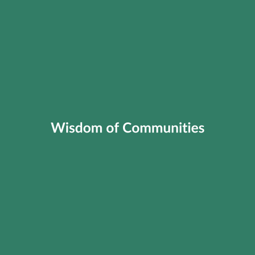 Foundation for Intentional Community logo with green background and white text.