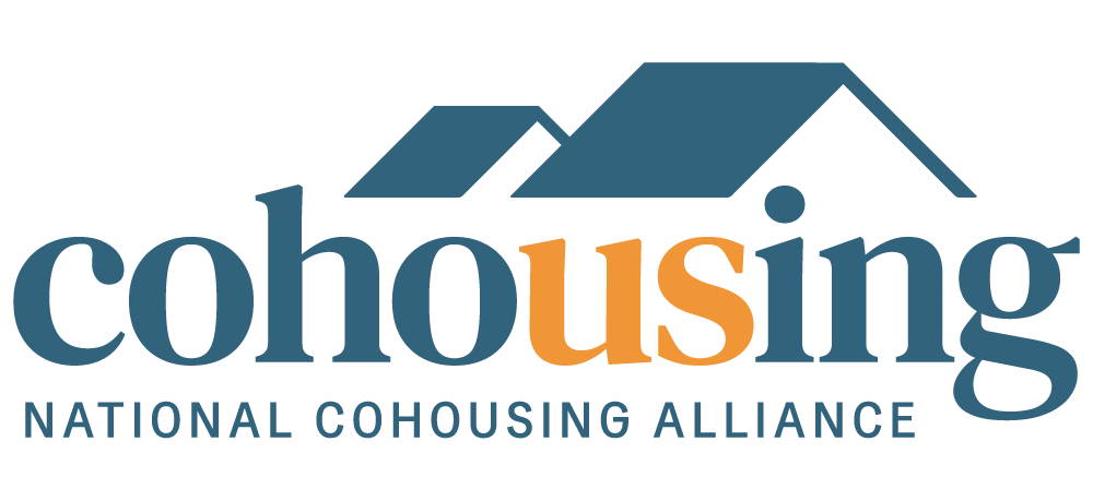 Foundation for Intentional Community logo with houses and community theme.