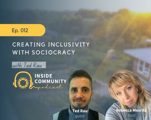 Podcast cover image for creating inclusivity with sociocracy episode 012.