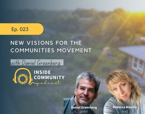 Podcast cover image featuring Daniel Greenberg and Rebecca Mesritz.