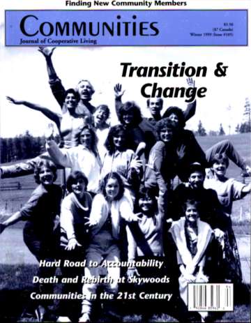 Communities #105 Transition and Change